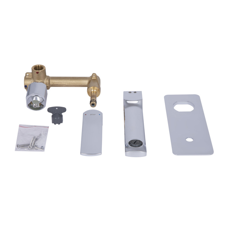 Qtap Змішувач для раковини Slavonice прихованого монтажу QTSLA273CRM45919 Chrome