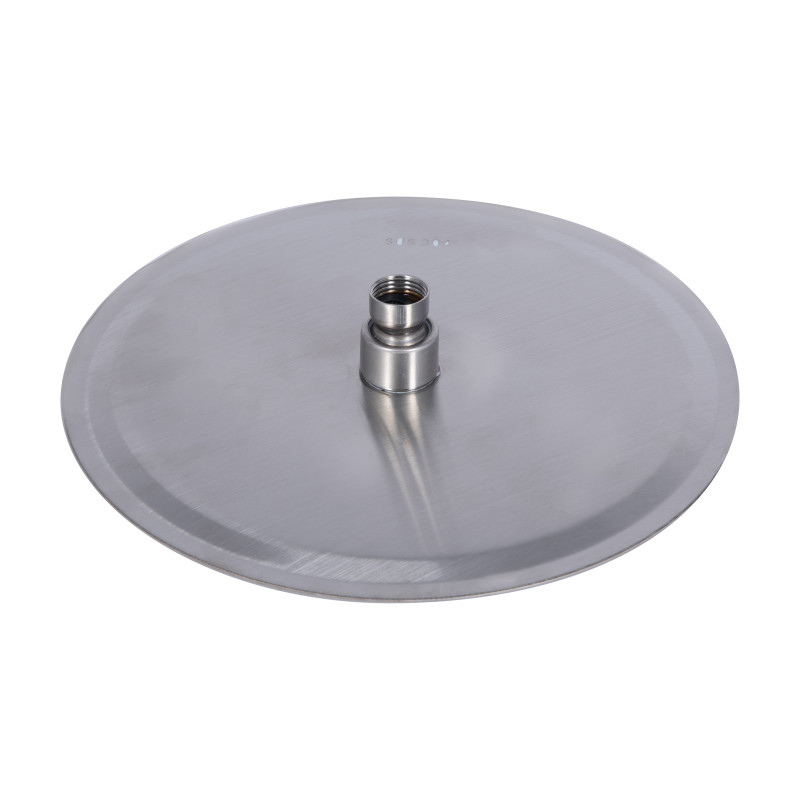 Lidz Душова система універсальна Aria 1033 на три споживача (з виливом) (k35) LDARI1033NKS46109 Nickel