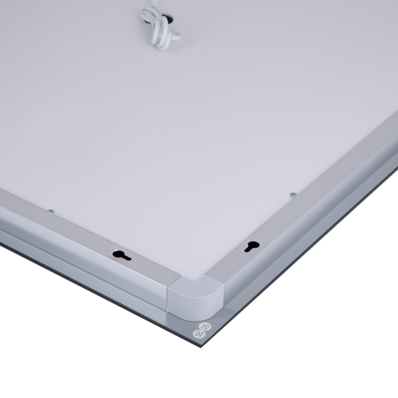 Lidz Дзеркало Kubis 700х800 з LED-підсвічуванням Touch, з антизапотіванням, з димером, рег. яскравості Reverse LD78LF9048070