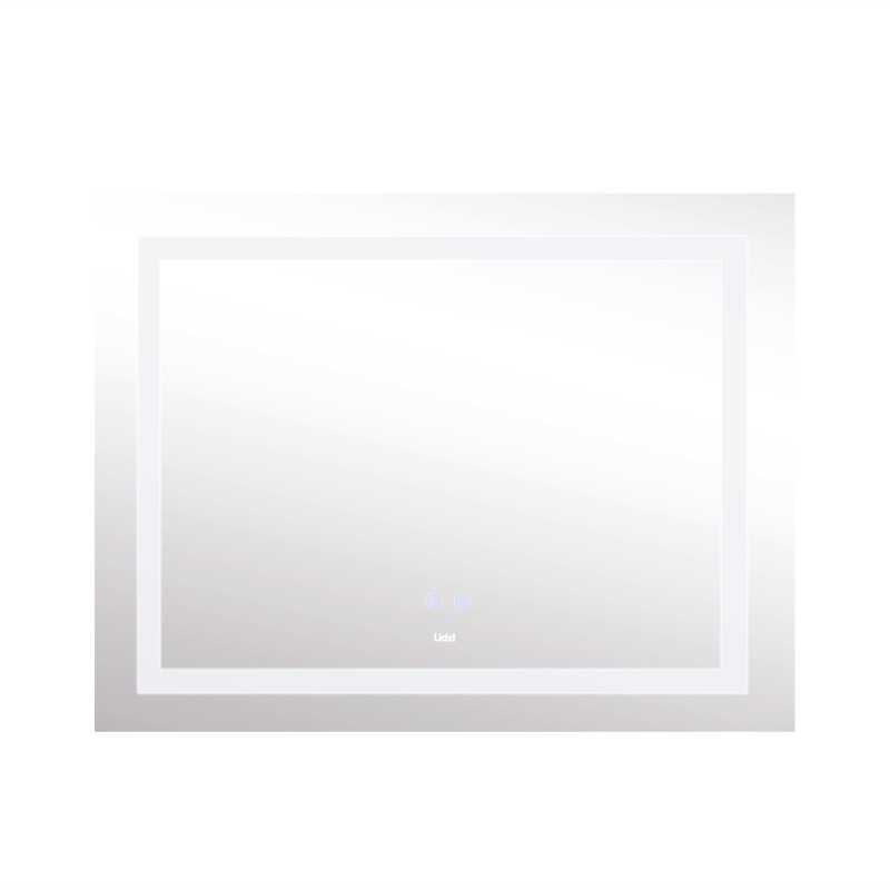Lidz Дзеркало Kubis 1000х800 з LED-підсвічуванням Touch, з антизапотіванням, з димером, рег. яскравості LD78LF61410080