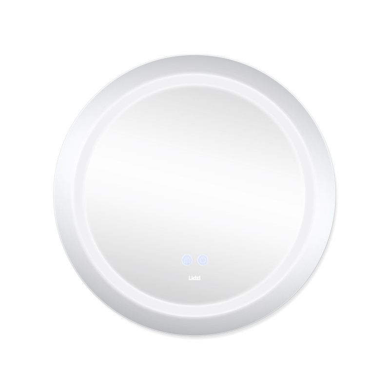 Lidz Дзеркало Aria R600 з LED-підсвічуванням Touch, з антизапотіванням, з димером, рег. яскравості LD78LR600
