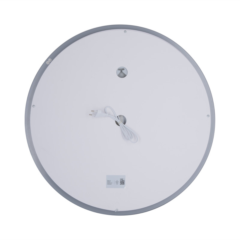 Lidz Дзеркало Aria R600 з LED-підсвічуванням Touch, з антизапотіванням, з димером, рег. яскравості LD78LR600