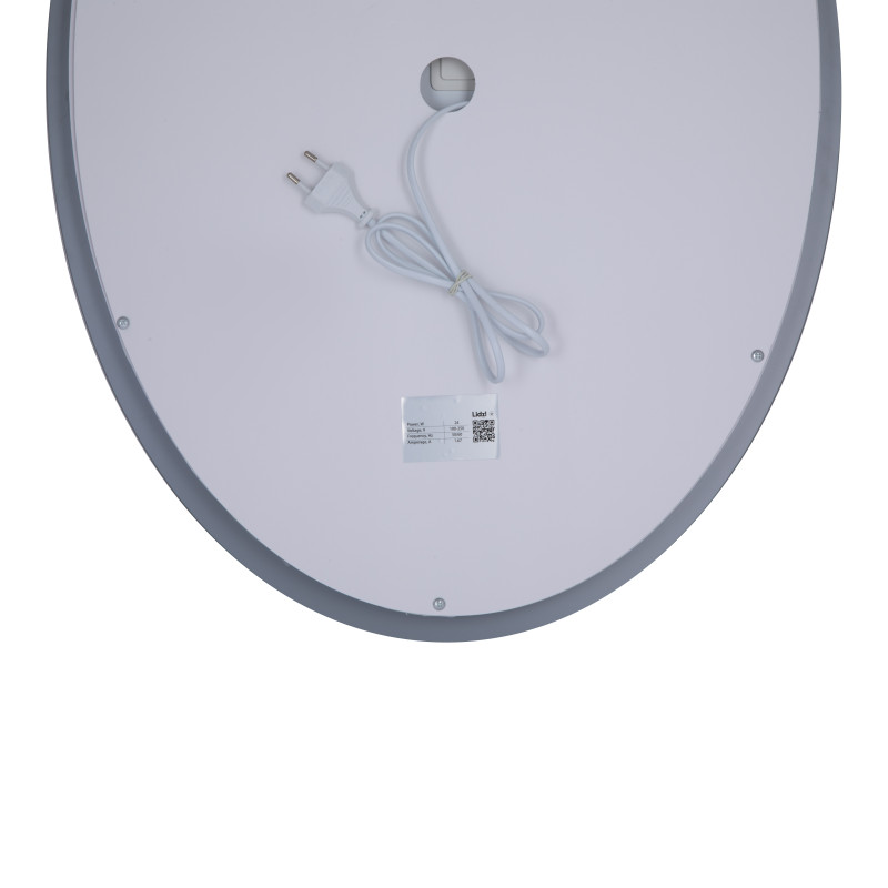 Lidz Дзеркало Vida 700х500 з LED-підсвічуванням Touch, з антизапотіванням, з димером, рег. яскравості LD78LF5070