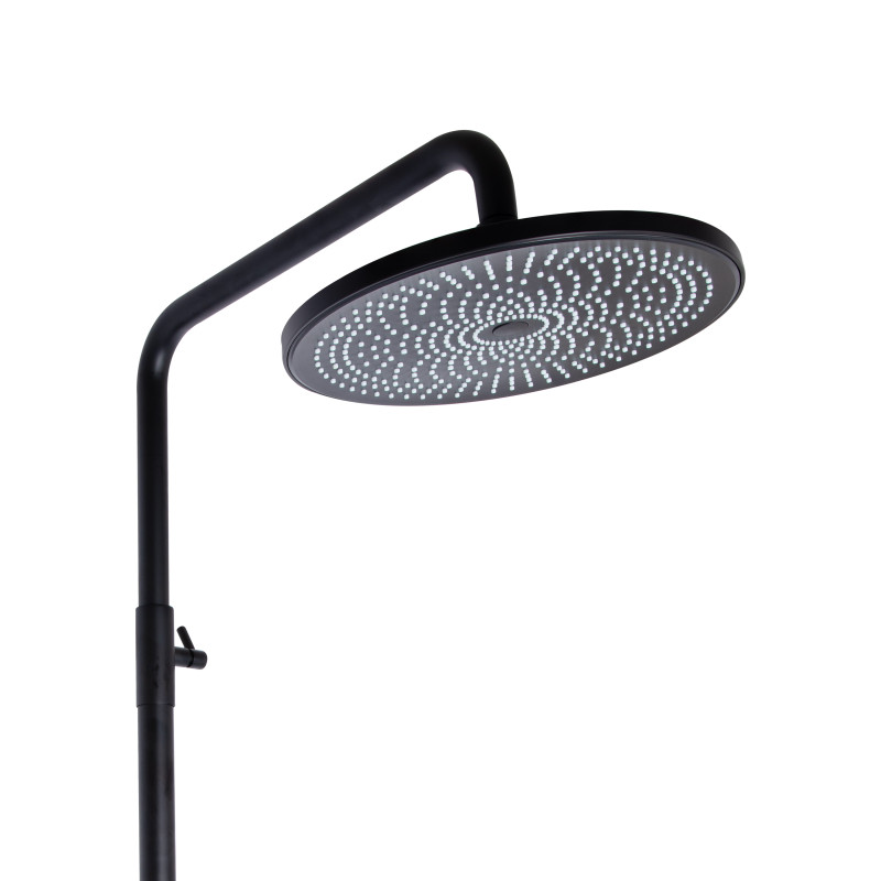 Qtap Душова система для душу Slavonice на два споживача QTSLA110BLM45914 Black Matt