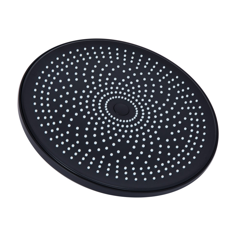 Qtap Душова система для душу Slavonice на два споживача QTSLA110BLM45914 Black Matt