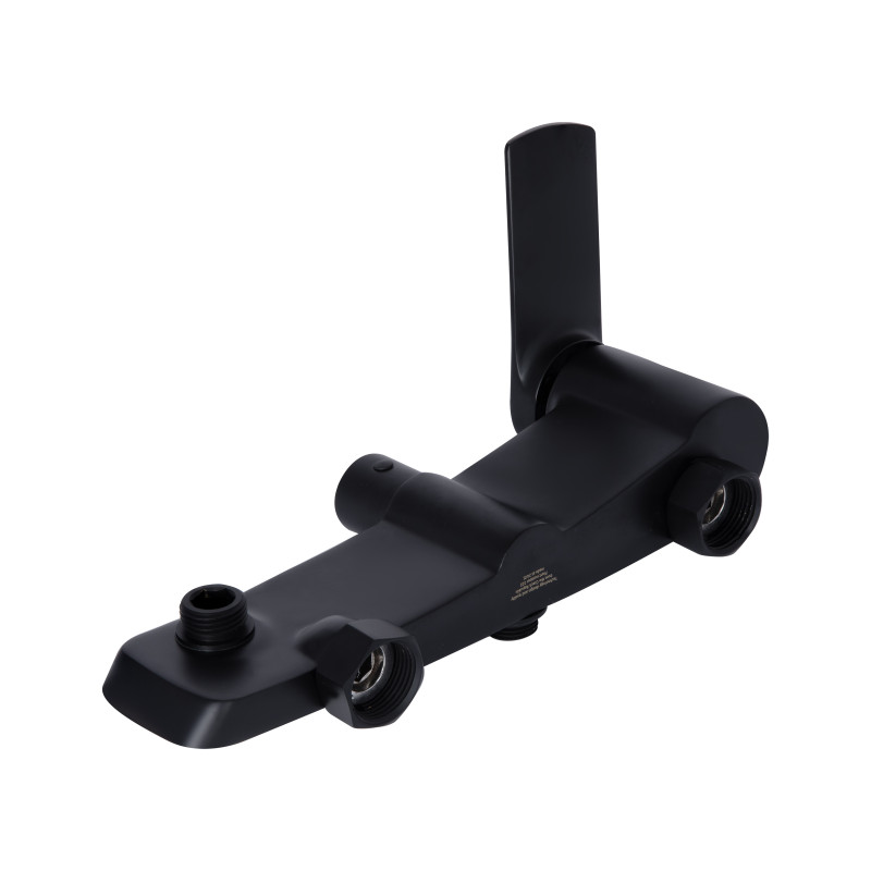 Qtap Душова система для душу Slavonice на два споживача QTSLA110BLM45914 Black Matt