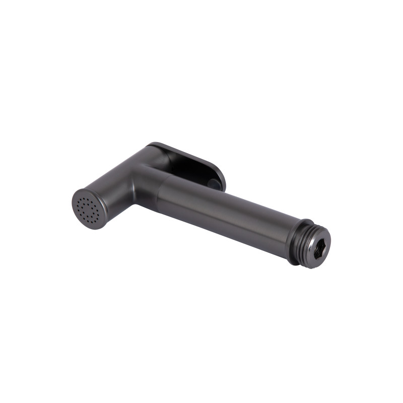 Qtap Набор для гігієнічного душу Slavonice округлий QTSLA262GMB45916 Gunmetal Black PVD