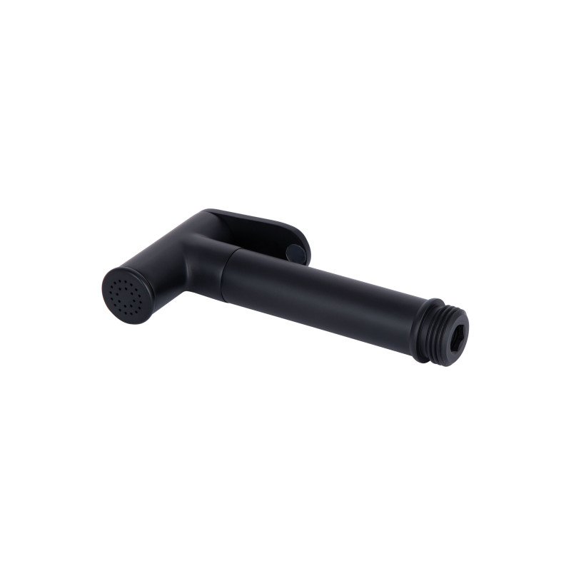 Qtap Набор для гігієнічного душу Slavonice округлий QTSLA262BLM45917 Black Matt