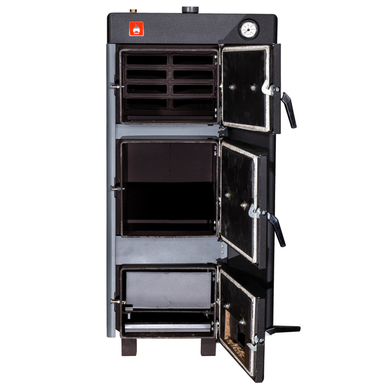 ATEM Комбинированный котел Житомир-9 газ/твердое топливо 12 кВт с водоподогревом (КС-ГВ-012СН/АОТВ-12)