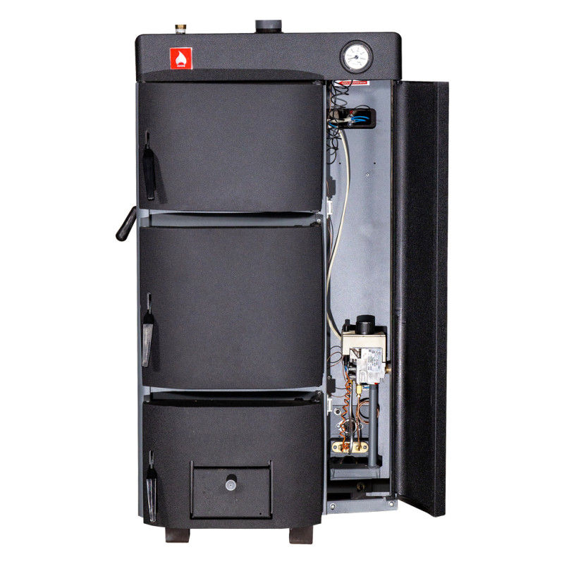 ATEM Комбинированный котел Житомир-9 газ/твердое топливо 10 кВт с водоподогревом (КС-ГВ-010СН/АОТВ-10)