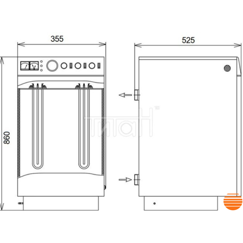 ТІТАН Котел напольный 39кВт/380В (106014)