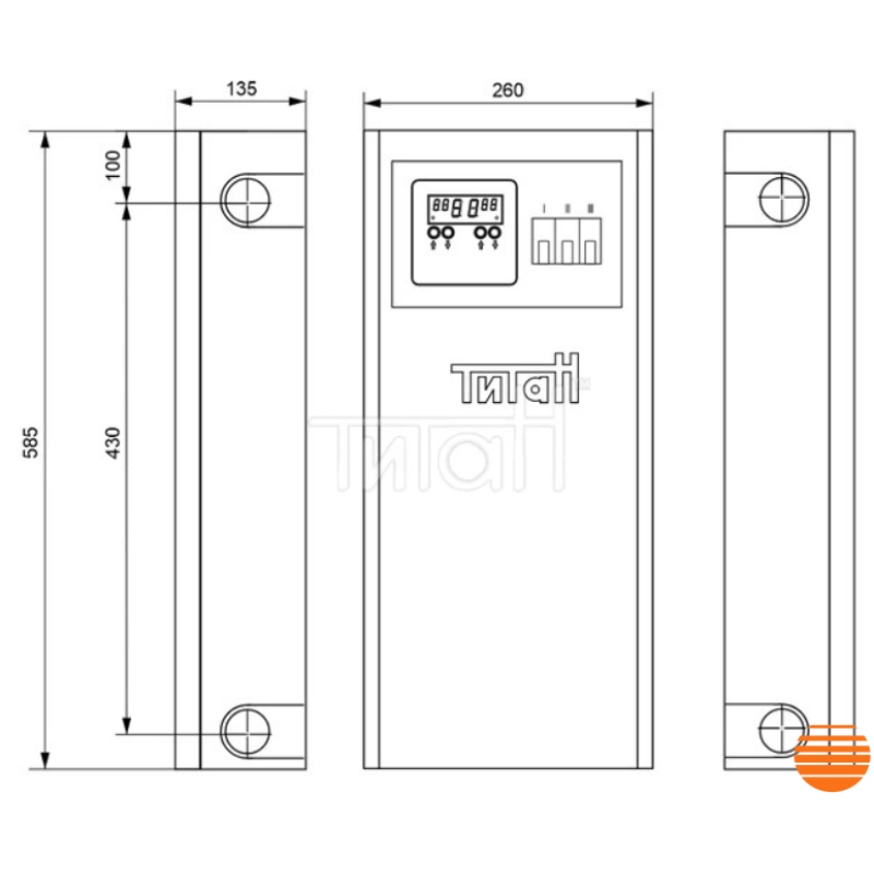 ТІТАН Котел мини люкс NEW 3кВт/220В (109002)