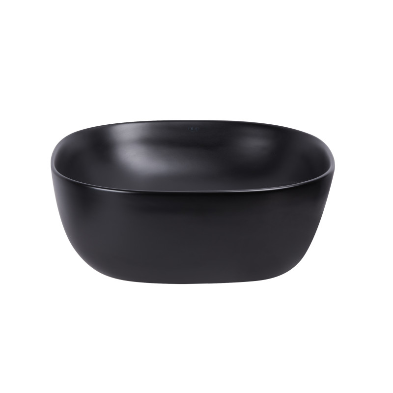 Qtap Раковина-чаша Kolibri 410x410x150 Matt black QT10112144MBMBN