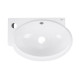 Qtap Раковина Leo 430x290x140 White QT11115011LWN