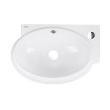 Qtap Раковина Leo 430x290x140 White QT11115011RWN