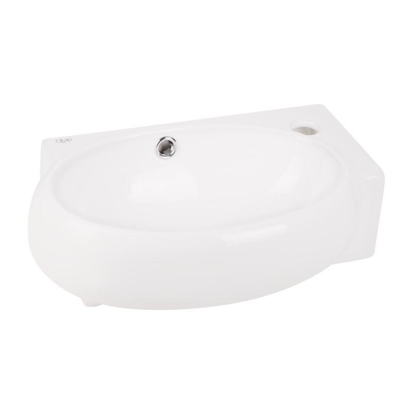 Qtap Раковина Leo 430x290x140 White QT11115011RWN