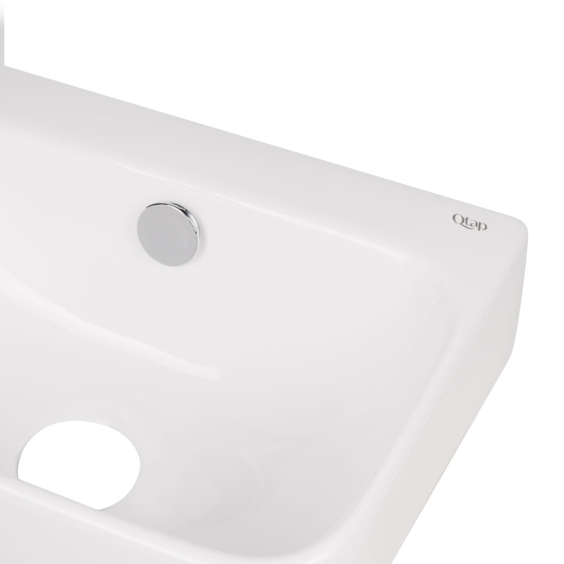 Qtap Раковина Tern 450х260х155 White QT17115117LWN