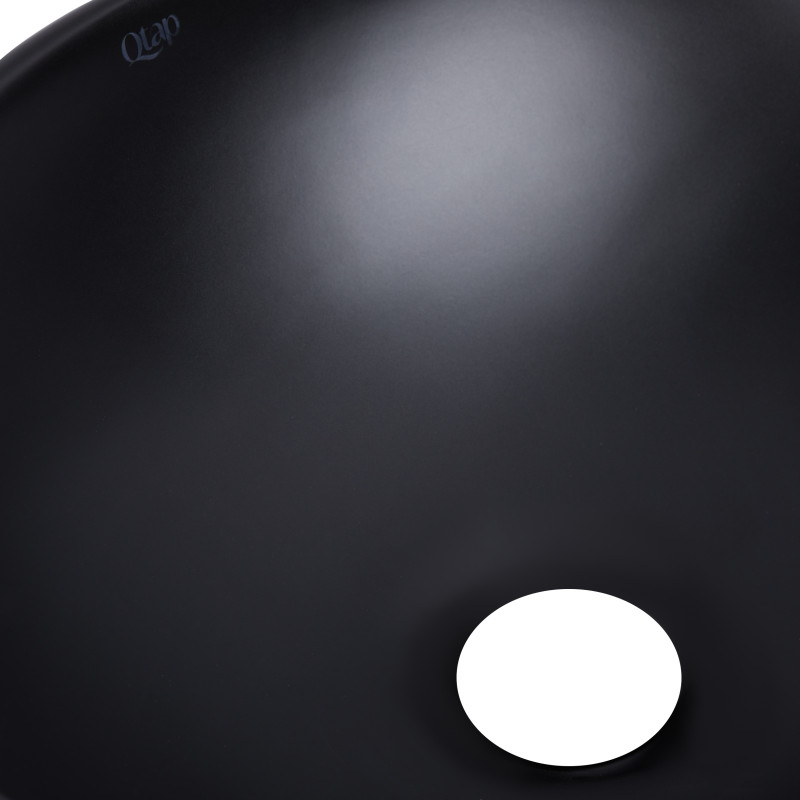 Qtap Раковина-чаша Dove 410х335х145 Matt black QT063078MBMBN