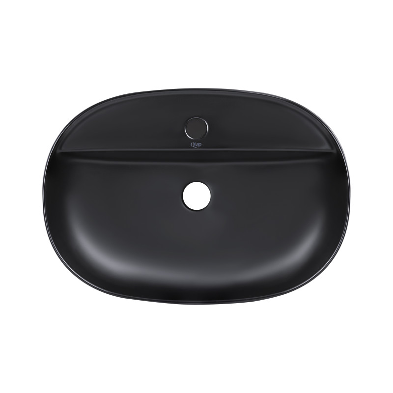 Qtap Раковина-чаша Scorpio 610x400x120 Matt black QT142203MBMBN