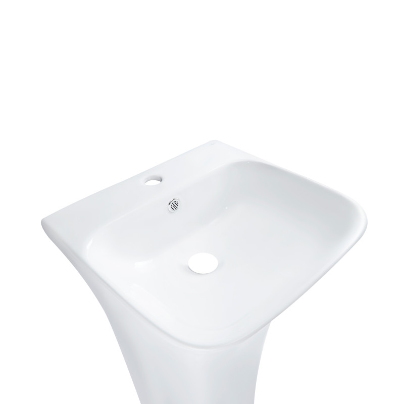 Qtap Раковина для підлоги моноблок Crow 450x435x835 White QT0511G315WN