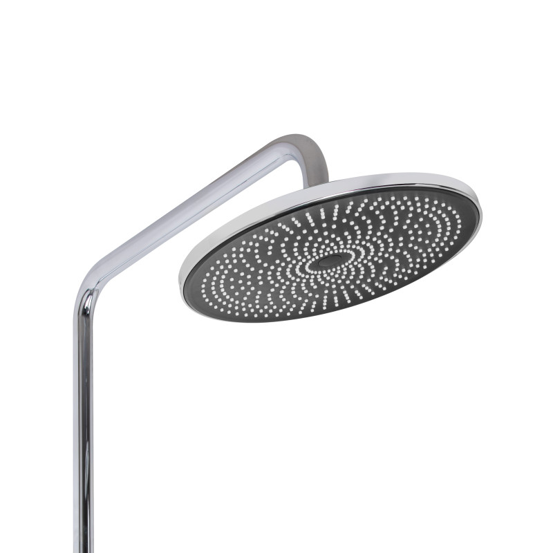 Qtap Душова система універсальна Slavonice на три споживача (з виливом) QTSLA111CRM45909 Chrome