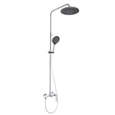 Qtap Душова система для душу Slavonice на два споживача QTSLA110CRM45912 Chrome