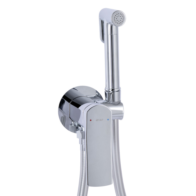 Qtap Набор для гігієнічного душу Slavonice округлий QTSLA262CRM45915 Chrome