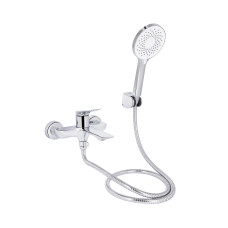 Qtap Змішувач для ванни Vlasta New (з душовим гарнітуром) QTVLA259CRM45642 Chrome