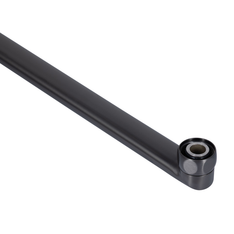 Qtap Змішувач для ванни Vlasta New з довгим поворотним виливом (з душовим гарнітуром) QTVLA260GMB45645 Gunmetal Black PVD