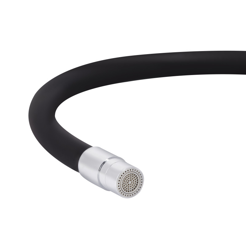 Qtap Змішувач для кухні Vlasta New з гнучким виливом з підключенням для питної води QTVLA364CRM45648 Chrome