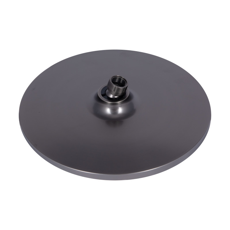 Qtap Душова система універсальна Vlasta New на три споживача (з виливом) QTVLA111GMB45651 Gunmetal Black PVD