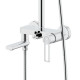 Qtap Душова система універсальна Taurus на три споживача (з виливом) QTTAU111CRM45665 Chrome