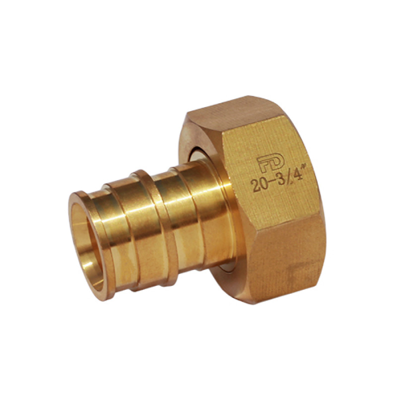 FADO Муфта с накидной гайкой FAST LINE ЛАТУНЬ 16х1/2ВН (PSM31)