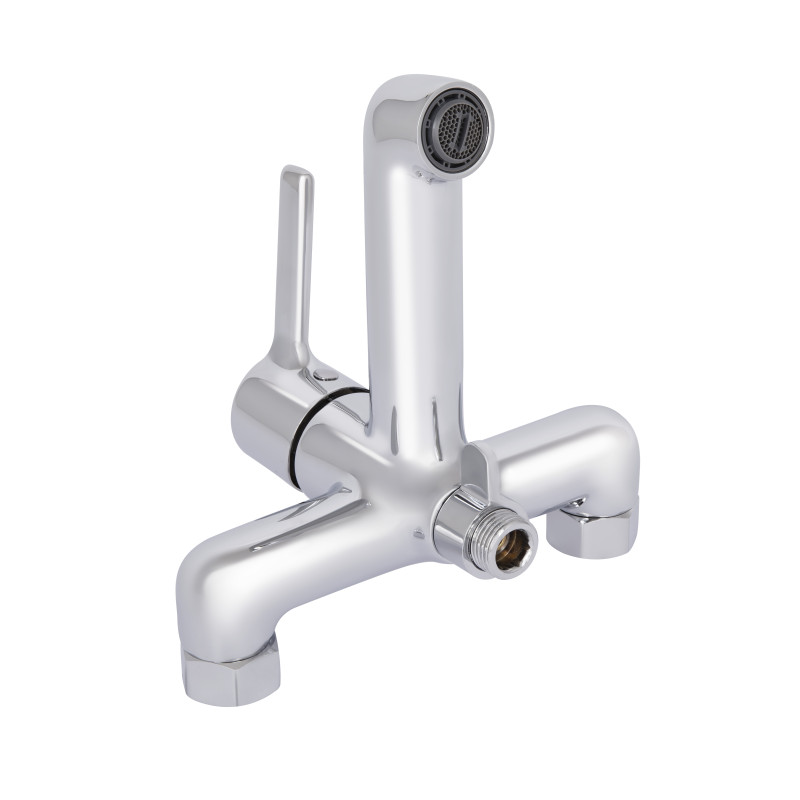 Qtap Змішувач для ванни Cardinal (з душовим гарнітуром) QTCAR259CRM45656 Chrome