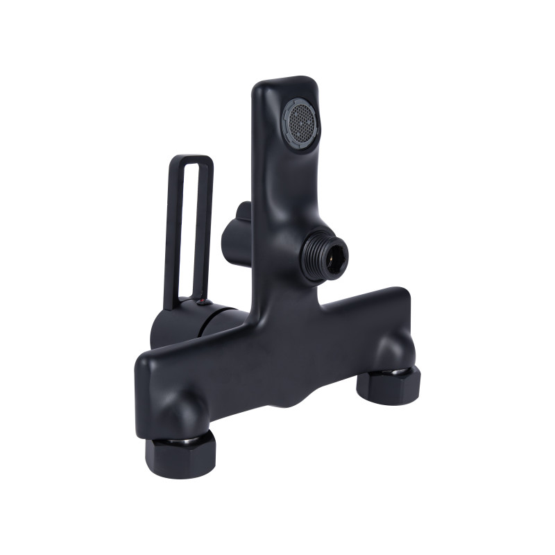 Qtap Змішувач для ванни Taurus (з душовим гарнітуром) QTTAU259BLM45662 Black Matt