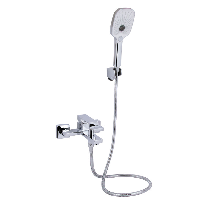 Qtap Змішувач для ванни Gemini (з душовим гарнітуром) QTGEM259CRM45681 Chrome