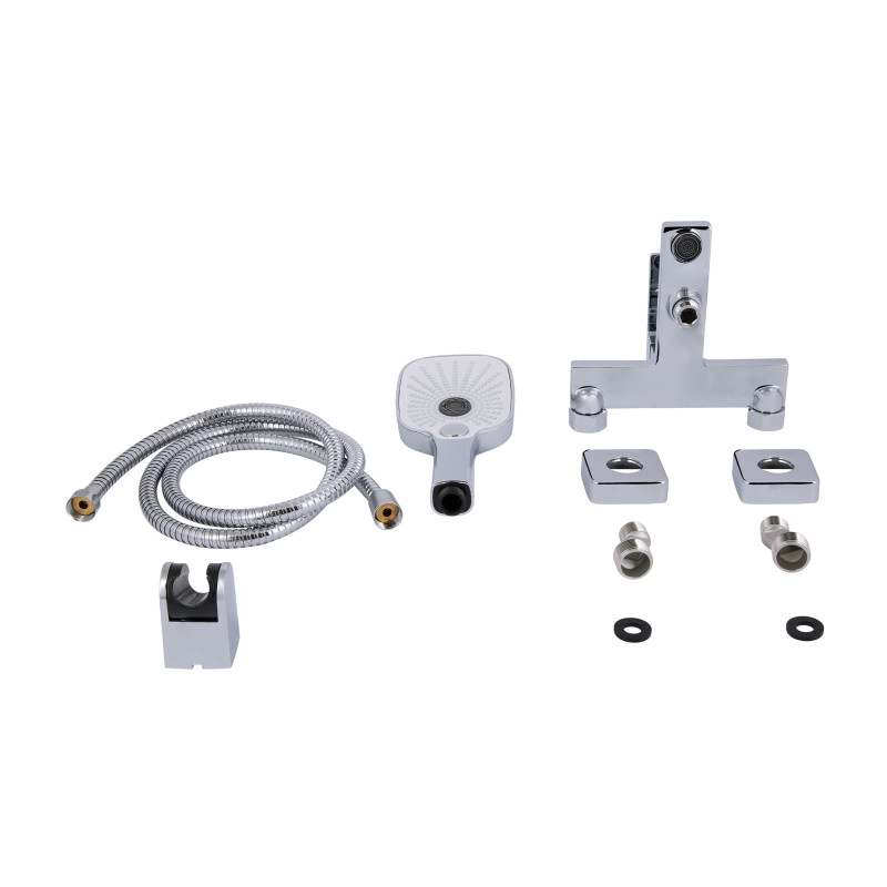 Qtap Змішувач для ванни Gemini (з душовим гарнітуром) QTGEM259CRM45681 Chrome