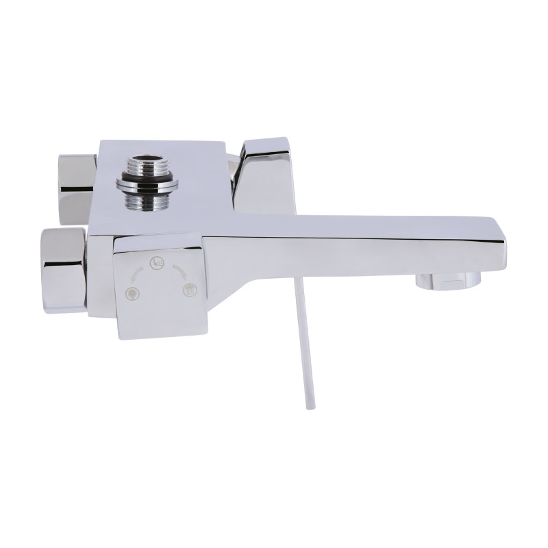 Qtap Душова система універсальна Gemini на три споживача (з виливом) QTGEM111CRM45685 Chrome