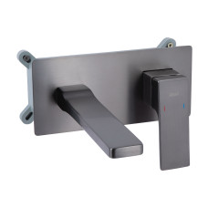 Qtap Змішувач для раковини Gemini прихованого монтажу QTGEM273GMB45695 Gunmetal Black PVD