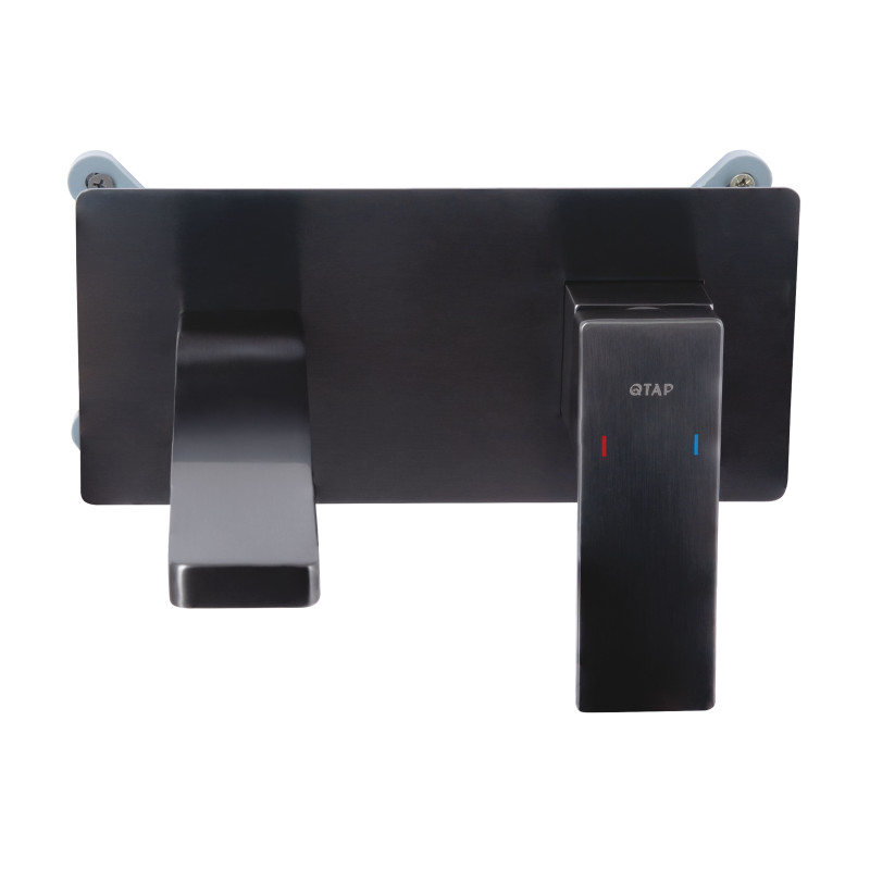 Qtap Змішувач для раковини Gemini прихованого монтажу QTGEM273GMB45695 Gunmetal Black PVD
