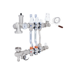 Колекторна група Icma 3/4" 2 виходи, з витратоміром №A2K013 (A2K013APG06)