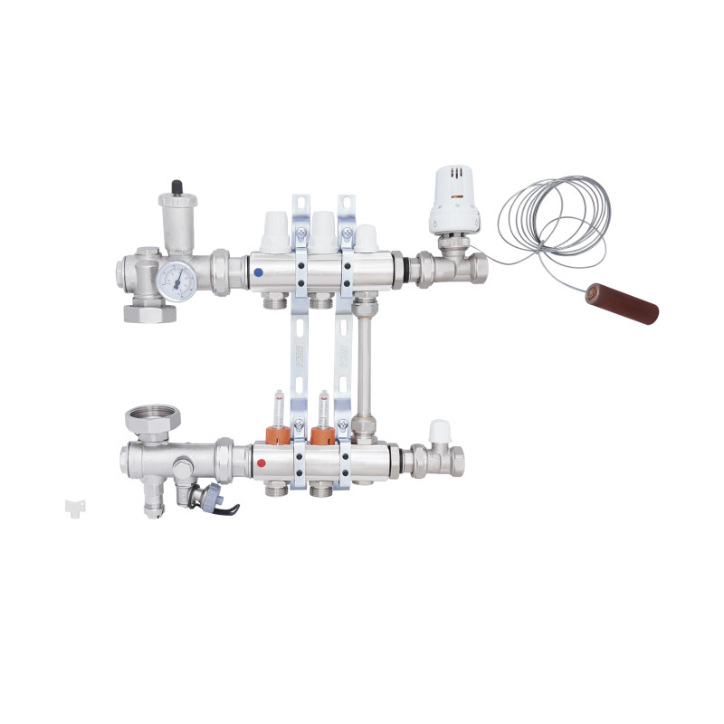 Колекторна група Icma 3/4" 2 виходи, з витратоміром №A2K013 (A2K013APG06)