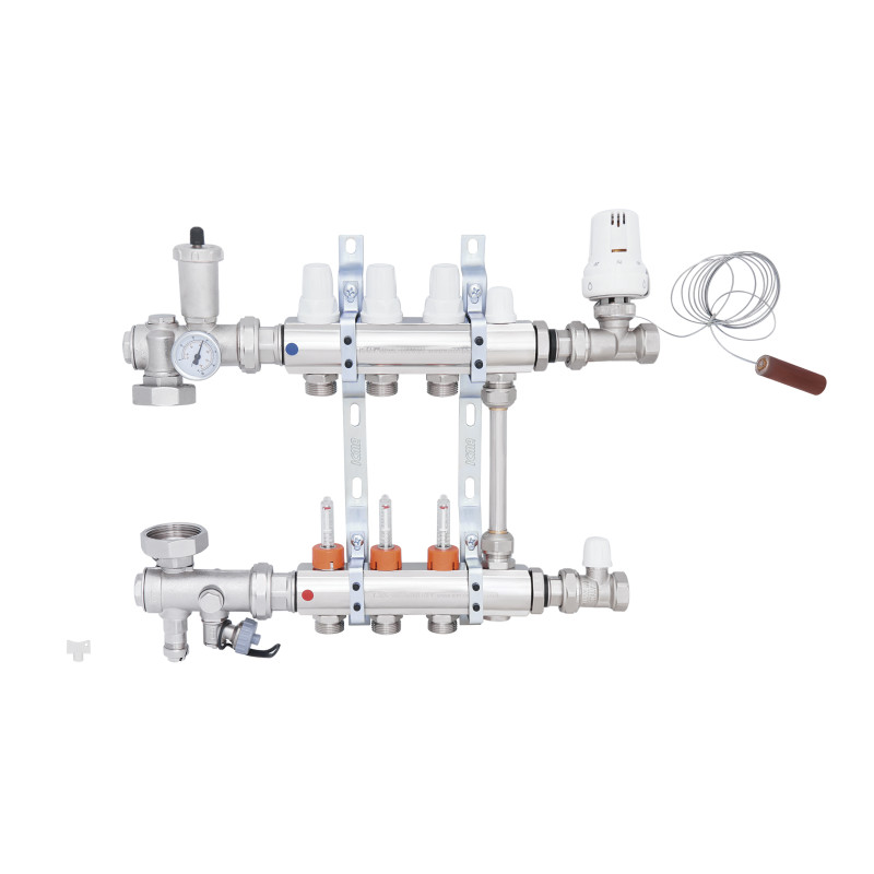 Колекторна група Icma 3/4" 3 виходи, з витратоміром №A2K013 (A2K013APH06)