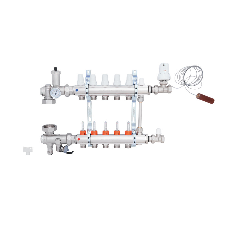 Колекторна група Icma 3/4" 5 виходів, з витратоміром №A2K013 (A2K013APQ06)