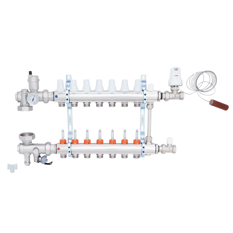 Колекторна група Icma 3/4" 7 виходів, з витратоміром №A2K013 (A2K013APR06)