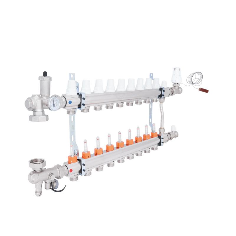 Колекторна група Icma 3/4" 9 виходів, з витратоміром №A2K013 (A2K013APS06)