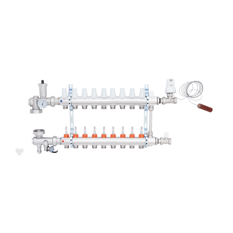 Колекторна група Icma 3/4" 9 виходів, з витратоміром №A2K013 (A2K013APS06)