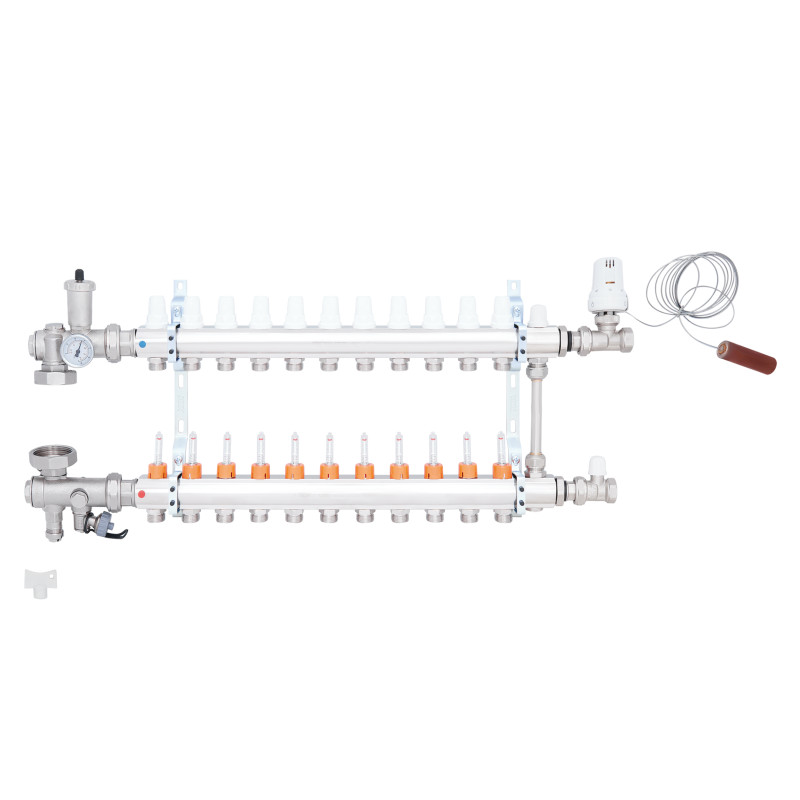 Колекторна група Icma 3/4" 11 виходів, з витратоміром №A2K013 (A2K013APT06)