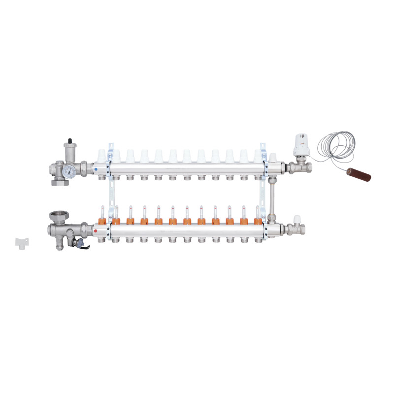 Колекторна група Icma 3/4" 12 виходів, з витратоміром №A2K013 (A2K013APU06)