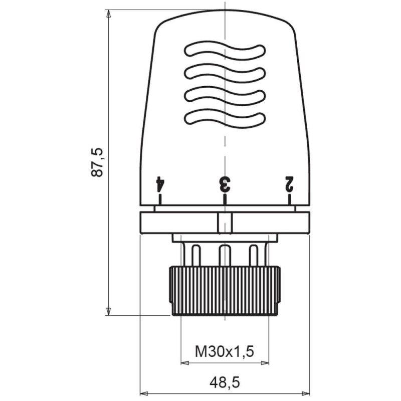 Icma Термоголовка 30х1,5 №1101 (821101AC20)